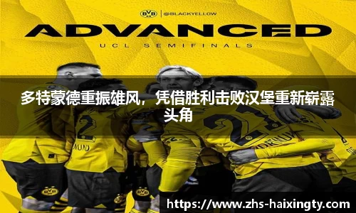 多特蒙德重振雄风，凭借胜利击败汉堡重新崭露头角